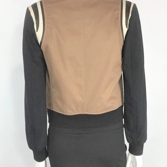 Diesel Varsity Jacket trimmed in Leather (like new) - Picture 2 of 3